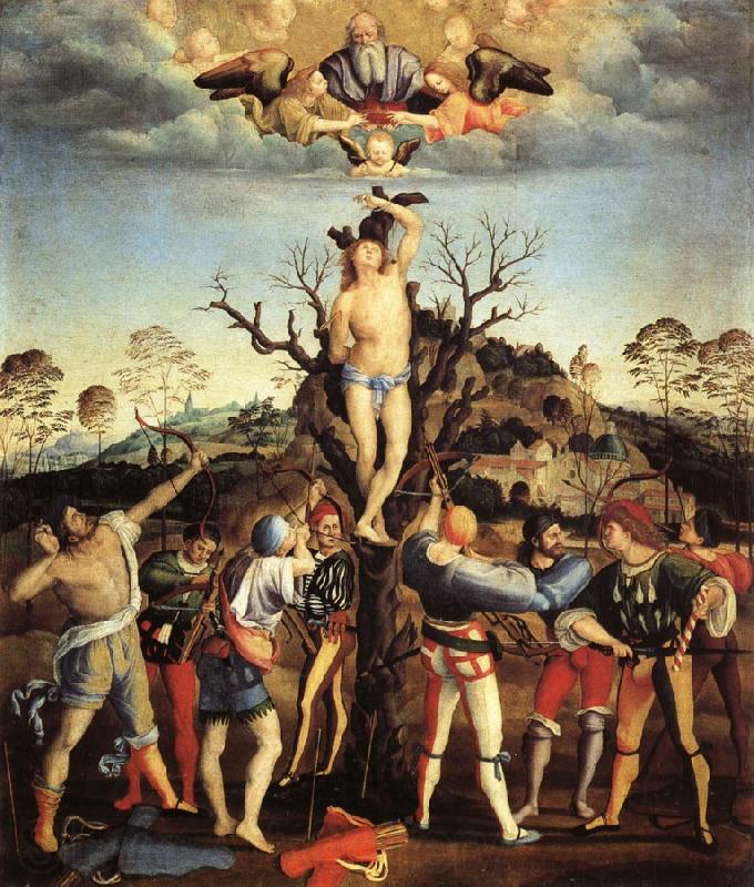 Girolamo Genga The Martyrdom of St.Sebastian Spain oil painting art